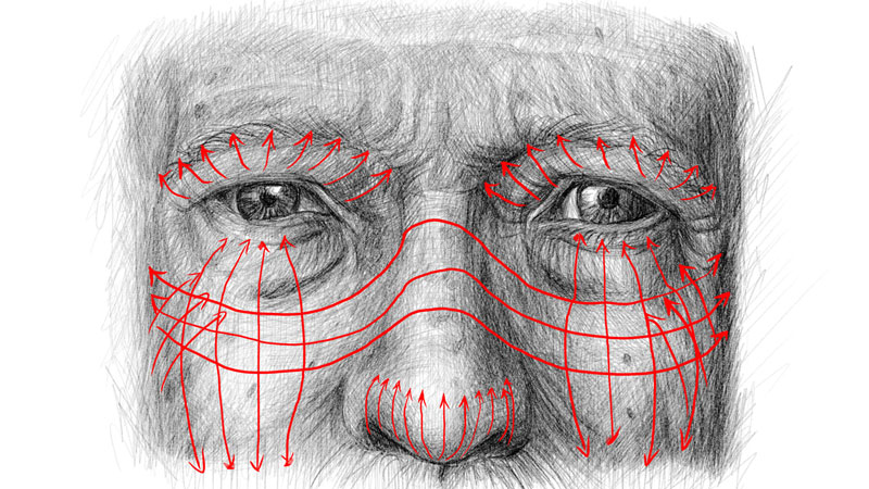 Richtingslijnen voor cross hatching