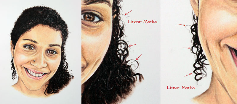 How to draw curly hair