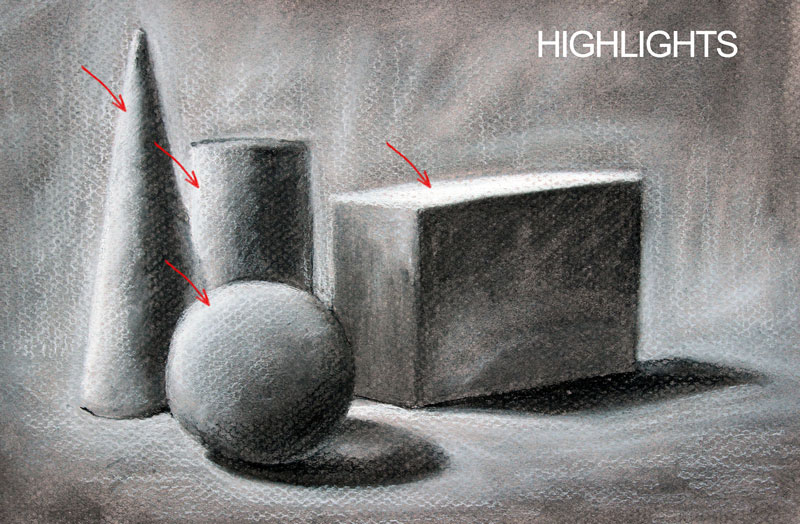 How to Draw Basic Forms with Charcoal
