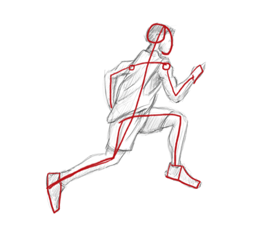 How to Draw a Person Running