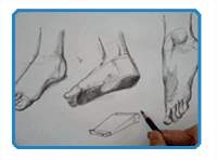 How to Draw Feet