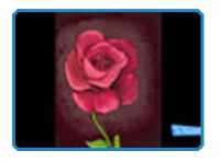 Paint a rose on the ipad