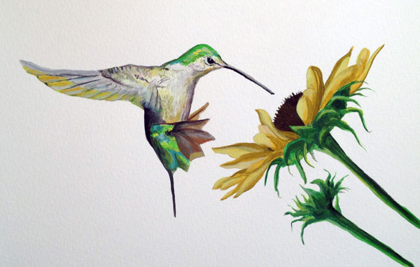 Hummingbird Painting Tutorial