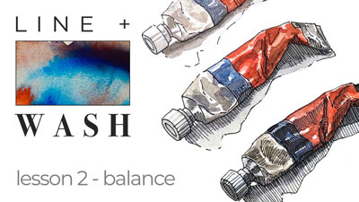 Line and wash balance