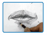 How to draw a mouth