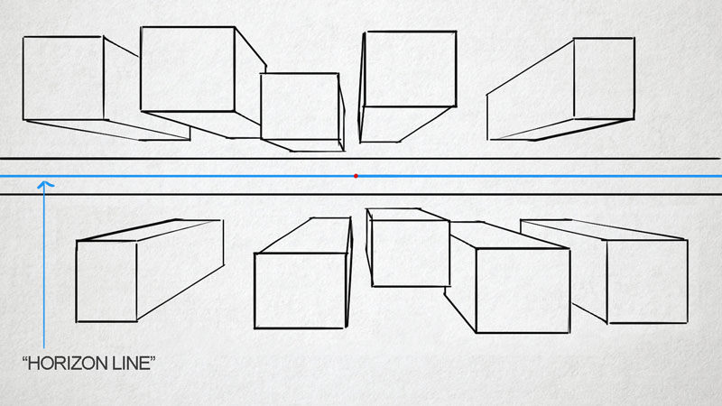 What is perspective in drawing and 2 most important types of perspectives  in interior design Perspective basics for interior designers  School of  Sketching by Olga Sorokina