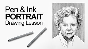 How to Draw a Portrait with Pen and Ink