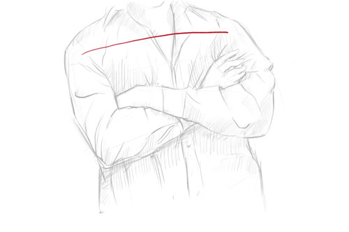 Featured image of post Folded Arms Drawing The arm is one of the more difficult areas of the body to draw