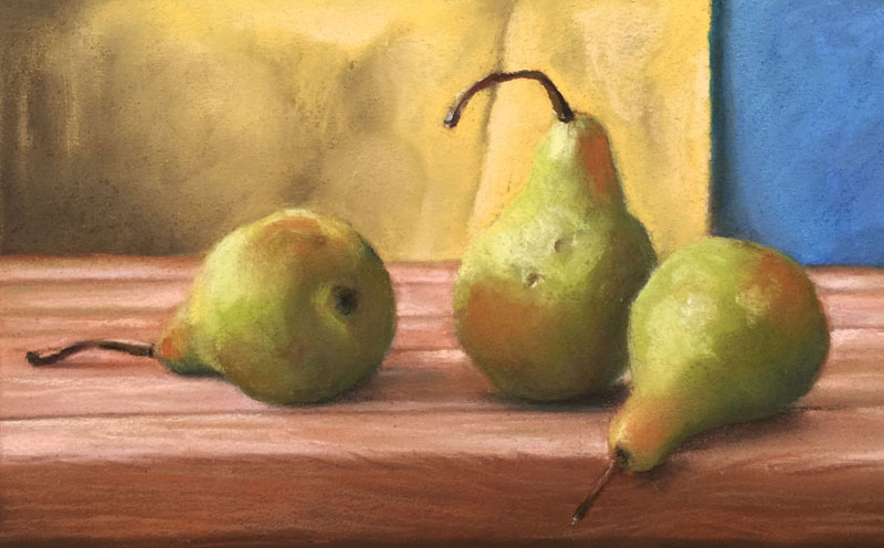 How to paint a still life with pastels