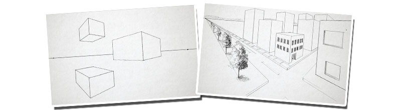 two point perspective art