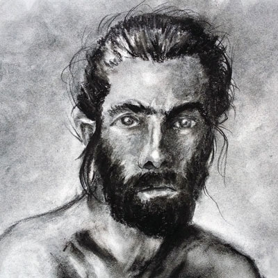 Charcoal Portrait Sketch