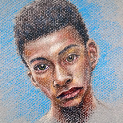 Colored Pencil Portrait Sketch