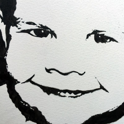 High Contrast Ink Wash