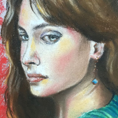 Pastel Portrait Sketch