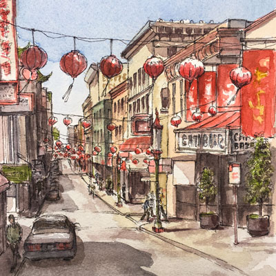 Line and Wash Series