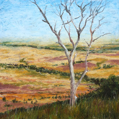 Oil Pastel Landscape Part 1