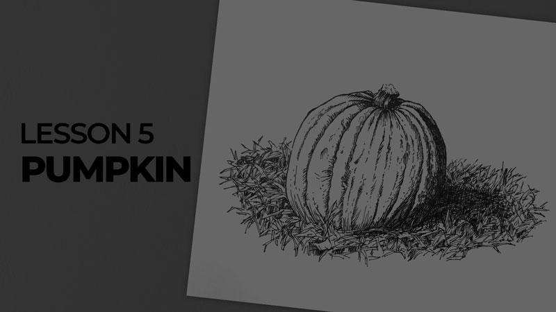 Subjects with ink - pumpkin