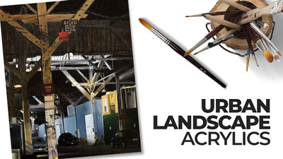 Urban Landscape with Acrylics