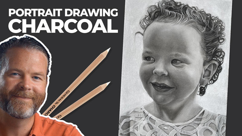 Portrait Drawing with Charcoal - Lesson Series