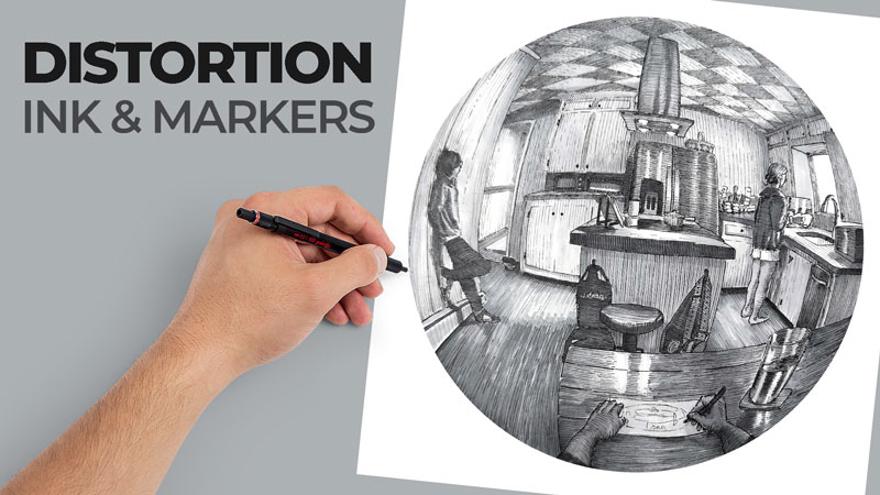 Pen & Ink Drawing Ideas - 24 Curated Video Tutorials and Demonstrations