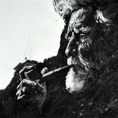Portrait with Charcoal