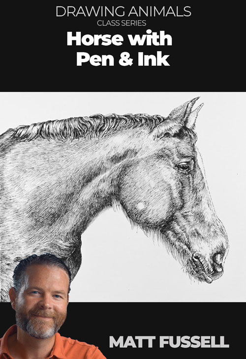 Pen and Ink Horse