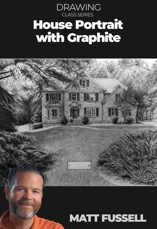 Graphite House Portrait Lesson