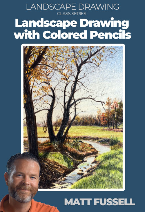 Colored Pencil Landscape