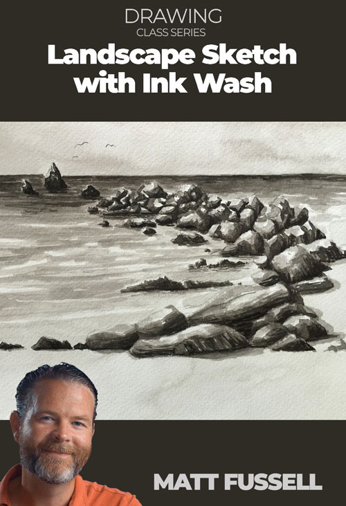 Ink Wash Landscape Series