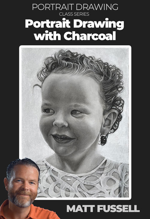 Portrait Drawing with Charcoal