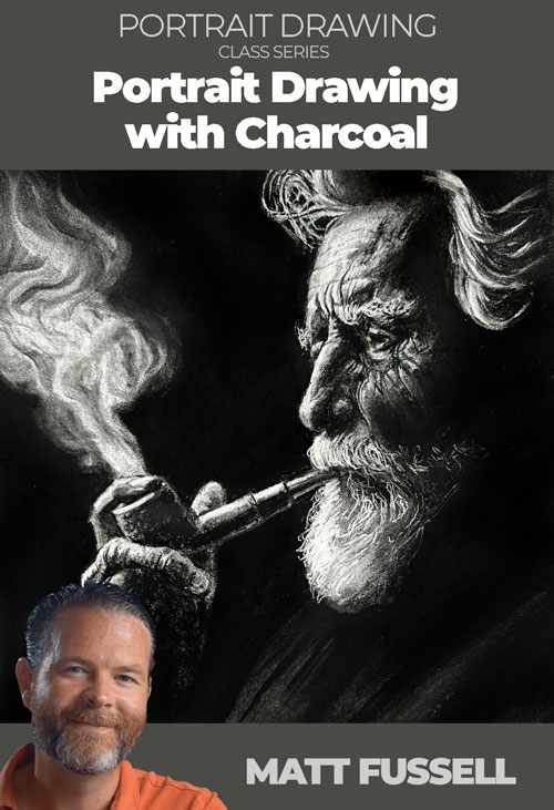 Portrait Drawing with Charcoal Class