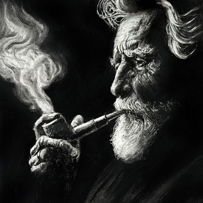 Portrait with Charcoal