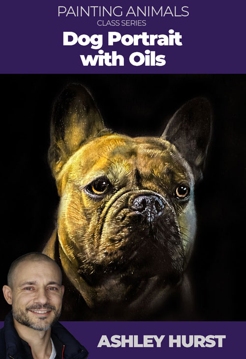 Dog Portrait with Oils Class