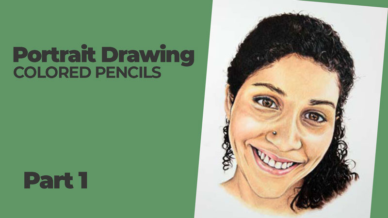 Portraits with Colored Pencils Part 1 Eyes