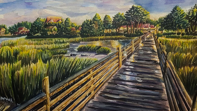 Landscape Drawing critique