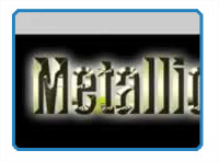 Metallic text in Photoshop