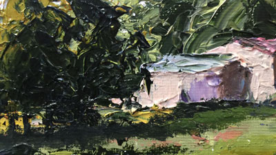 Painting with a Knife with Acrylics