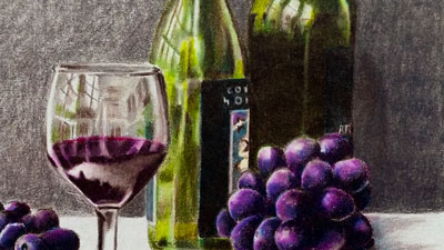 How to create strong compositions with colored pencils