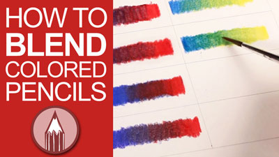 How to blend colored pencils 