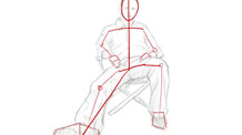 How to Draw a Person Sitting