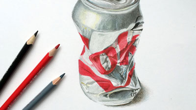 realistic pencil crayon drawings