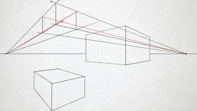 2 point perspective drawing lessons