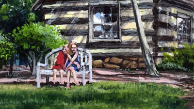 Painting with Gouache