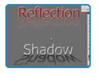Text-Reflection and Shadow